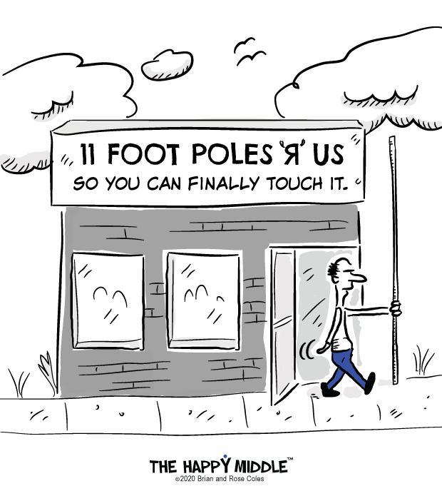 10 foot pole joke